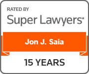 Rated by Super Lawyers | Jon J. Saia | 15 Years